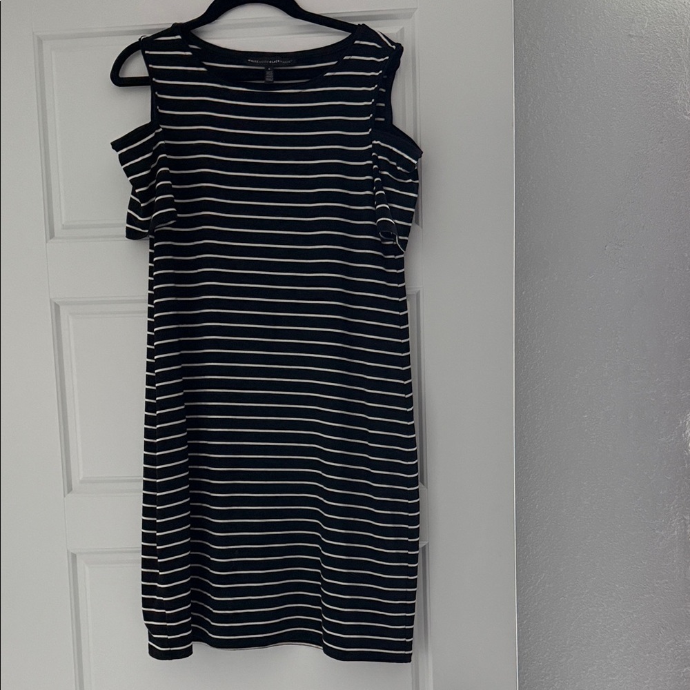 White House Black Market Cut Out Shoulder Dress!